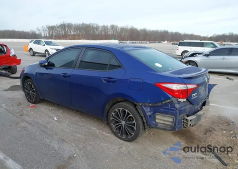 2014 Toyota Corolla S Plus из США, поврежденный, VIN 2T1BURHE2EC168575